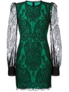 Alexander Mcqueen Fitted Lace Dress
