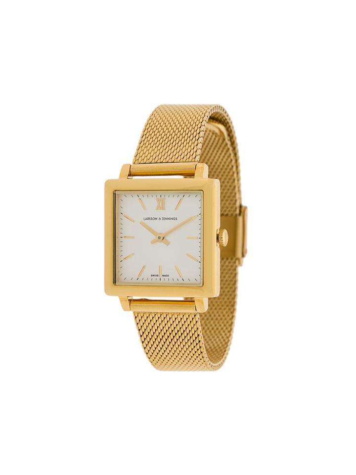 Larsson & Jennings Square Face Watch - Gold