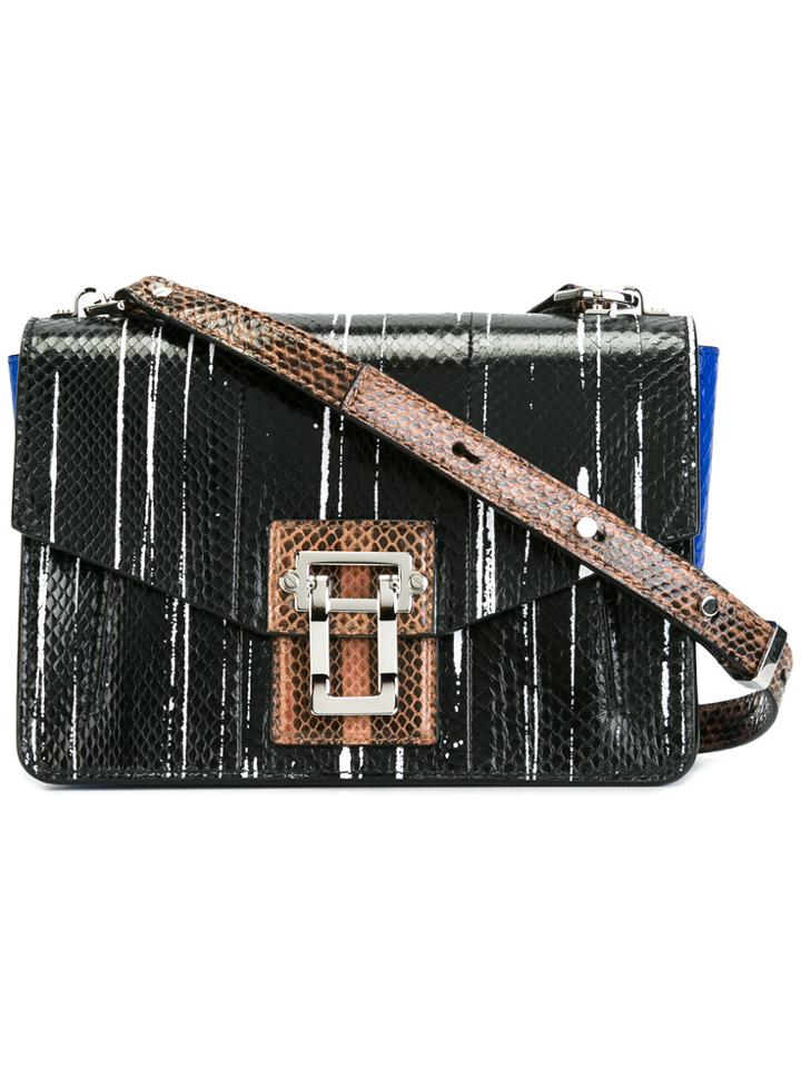 Proenza Schouler Hava Contrast Shoulder Bag - Black
