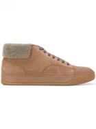 Lanvin Lace Up Sneakers - Brown