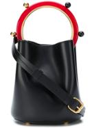 Marni Round Handled Shoulder Bag - Black