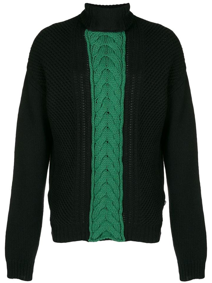 Diesel Wool Roll Neck - Black