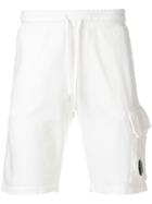 Cp Company Jersey Shorts - White