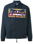 Facetasm - The Last Supper Shirt Jacket - Men - Cotton/polyester - 4, Blue, Cotton/polyester
