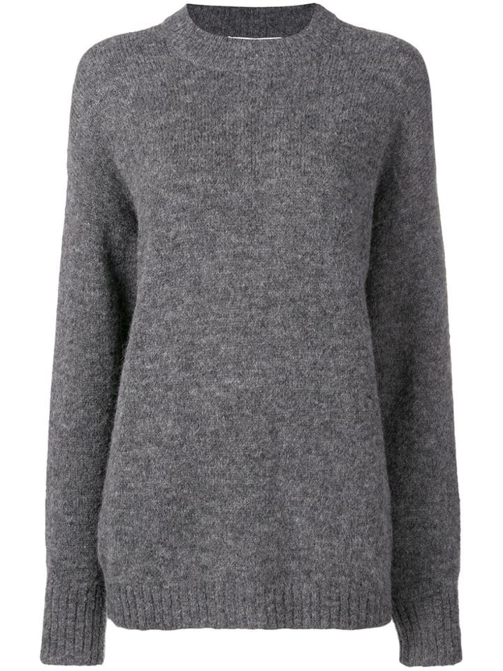 Tibi Round Neck Jumper - Grey