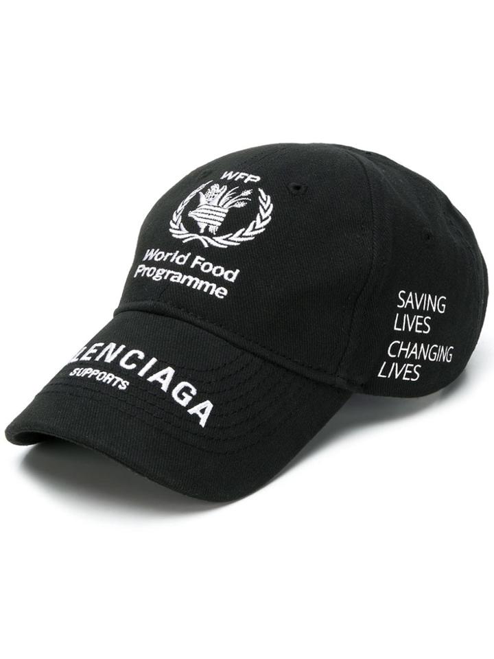Balenciaga World Food Programme Cap - Black