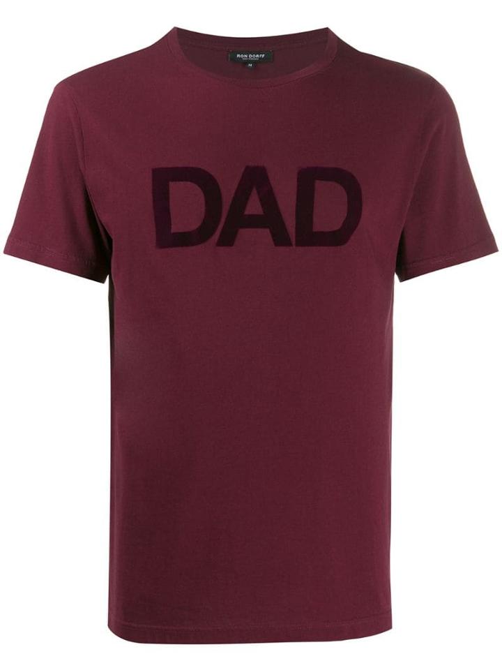 Ron Dorff Printed Cotton T-shirt - Purple