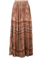 Valentino - Garden Of Delight Skirt - Women - Silk - 44, Women's, Pink/purple, Silk