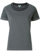 Kenzo Round Neck T-shirt, Women's, Size: L, Grey, Cotton