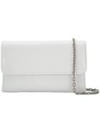 Casadei Foldover Clutch Bag - White