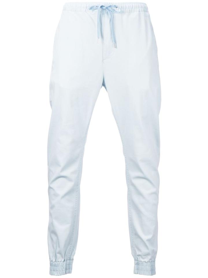 Monkey Time Elastic Hem Skinny Jeans, Men's, Size: M, Blue, Cotton/polyester/polyurethane