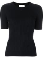 Courrèges 'ml03' Top, Women's, Size: 4, Black, Cotton/cashmere