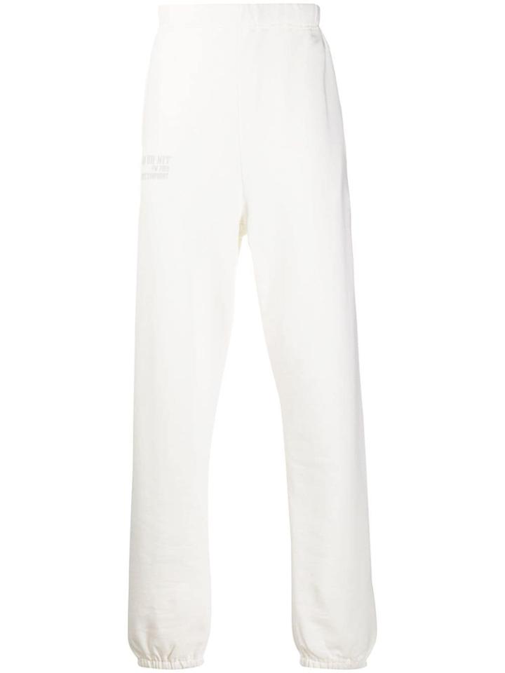 Ih Nom Uh Nit Logo Print Track Pants - White