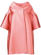 Alberta Ferretti Oversized Short Dress - Pink & Purple
