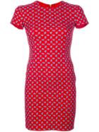 Versus Geometric Print Dress - Red