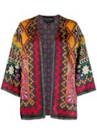 Etro All-over Print Cape - Red