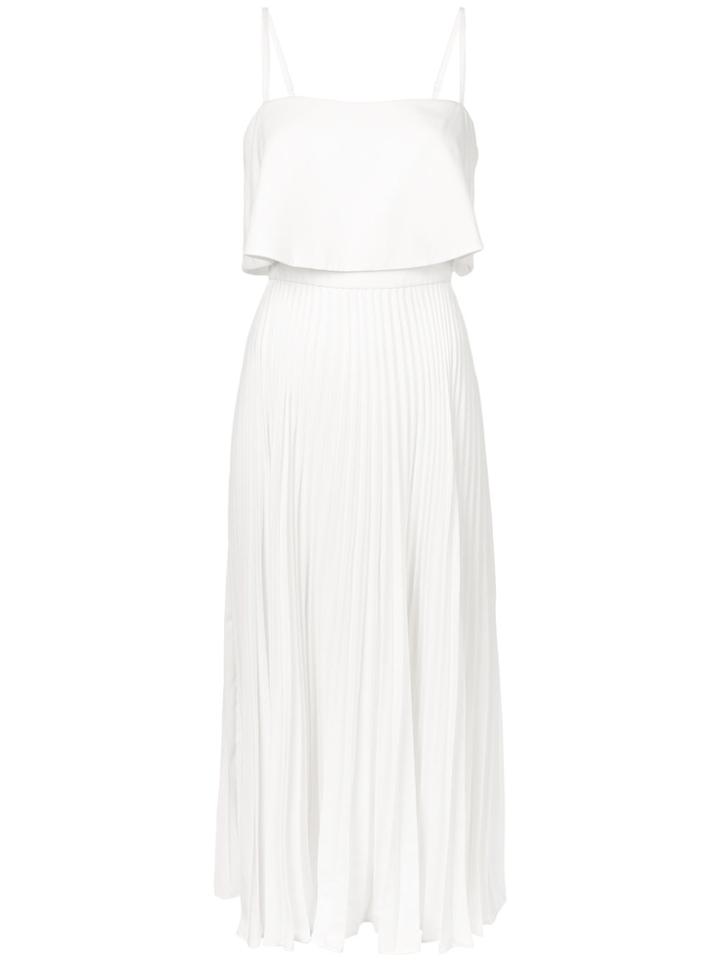 Jill Jill Stuart Pleated Midi Dress - White