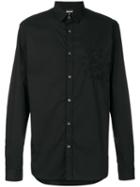Just Cavalli - Buttoned Shirt - Men - Cotton/polyamide/spandex/elastane - 52, Black, Cotton/polyamide/spandex/elastane