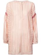 Lemlem Nefasi Striped Tunic Dress - Pink