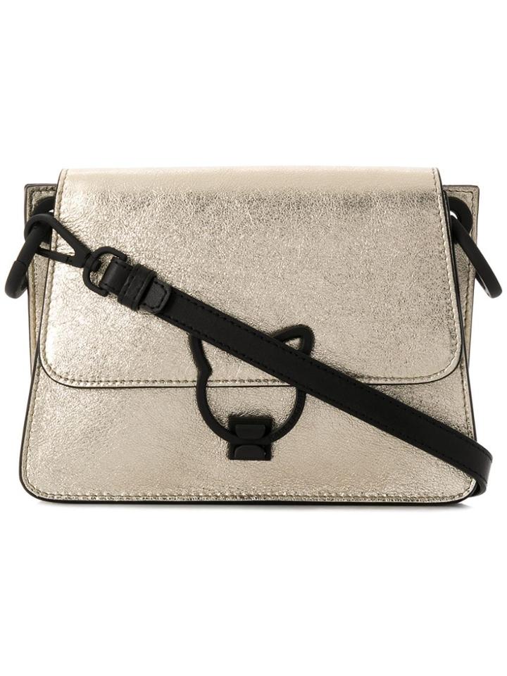 Karl Lagerfeld K/katlock Crossbody Bag - Gold