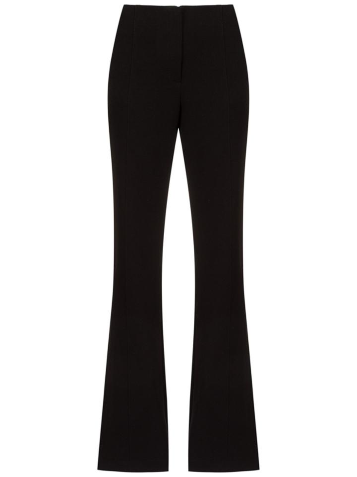 Alcaçuz Cogumelo Flared Trousers - Black