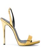 Giuseppe Zanotti Design Sophie Minimal Sandals - Metallic