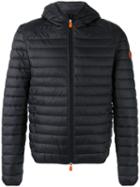Save The Duck Hooded Padded Jacket, Men's, Size: Medium, Black, Polyester/nylon