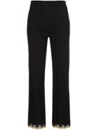 Jour/né Gold Trim Eyelet Trousers - Black