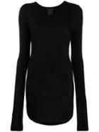 Ann Demeulemeester Round Neck Sweater - Black