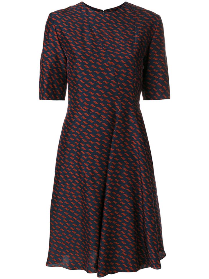 Kenzo Peplum Dress - Blue