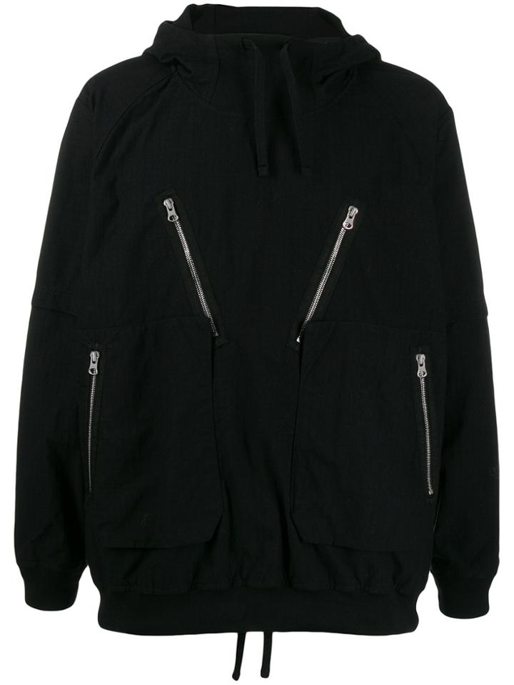 Stone Island Shadow Project Hooded Sports Jacket - Black