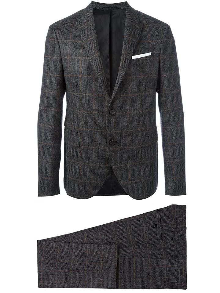Neil Barrett Prince Of Wales Check Suit