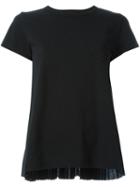 Sacai Plissé Pleat Insert T-shirt