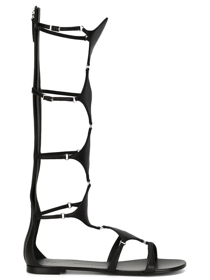 Giuseppe Zanotti Design Darlene Sandals, Women's, Size: 40, Black, Leather