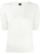 Lorena Antoniazzi Cashmere Knitted Top - White