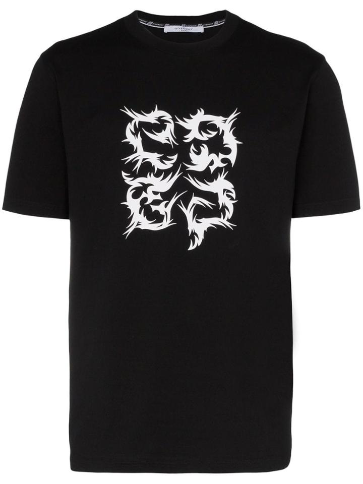 Givenchy Gothic G Short Sleeved T-shirt - Black