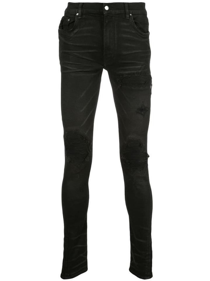Amiri Amiri W9m01188sd Rough Black Natural (veg)->cotton