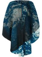 Issey Miyake Pleated Dress, Women's, Size: 3, Blue, Polyester