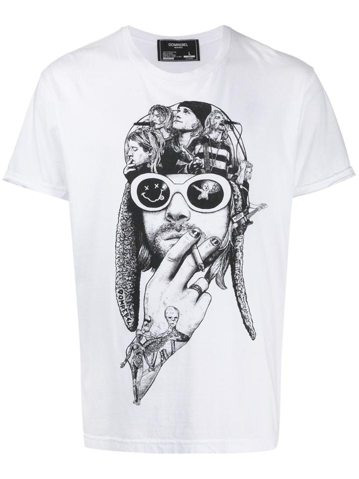 Domrebel Illustrated T-shirt - White