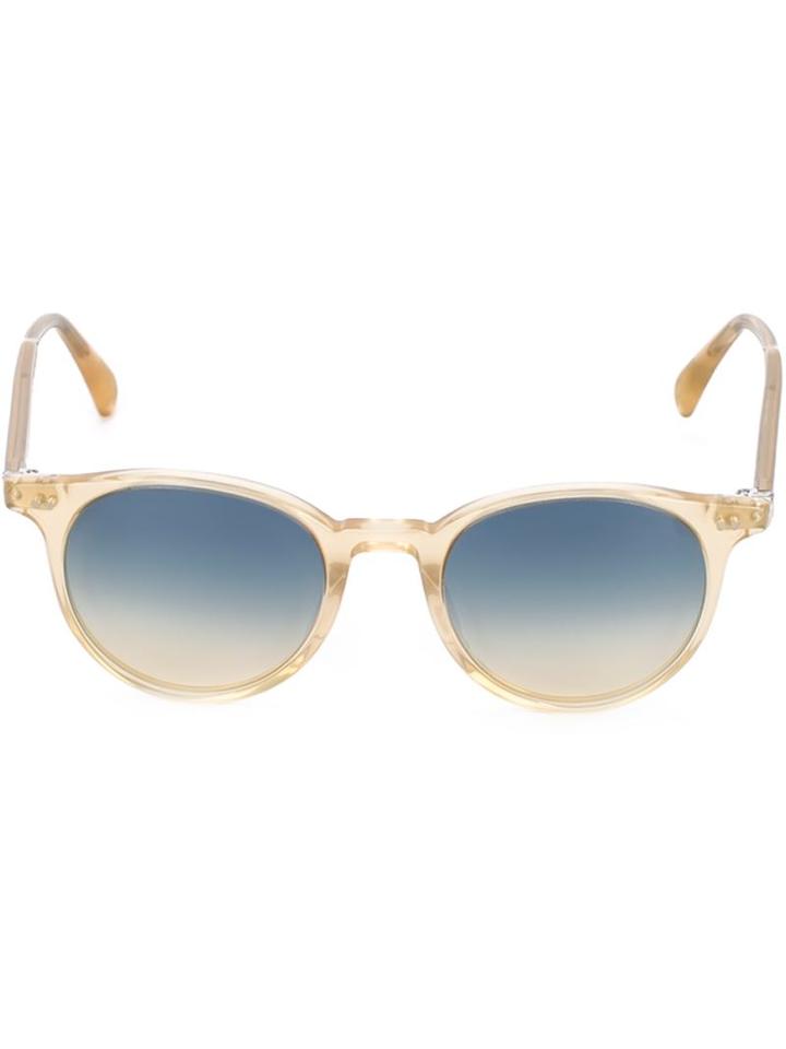 Oliver Peoples 'delray Sun' Sunglasses, Women's, Yellow/orange, Acetate
