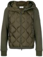 Moncler Padded Front Hoodie - Green