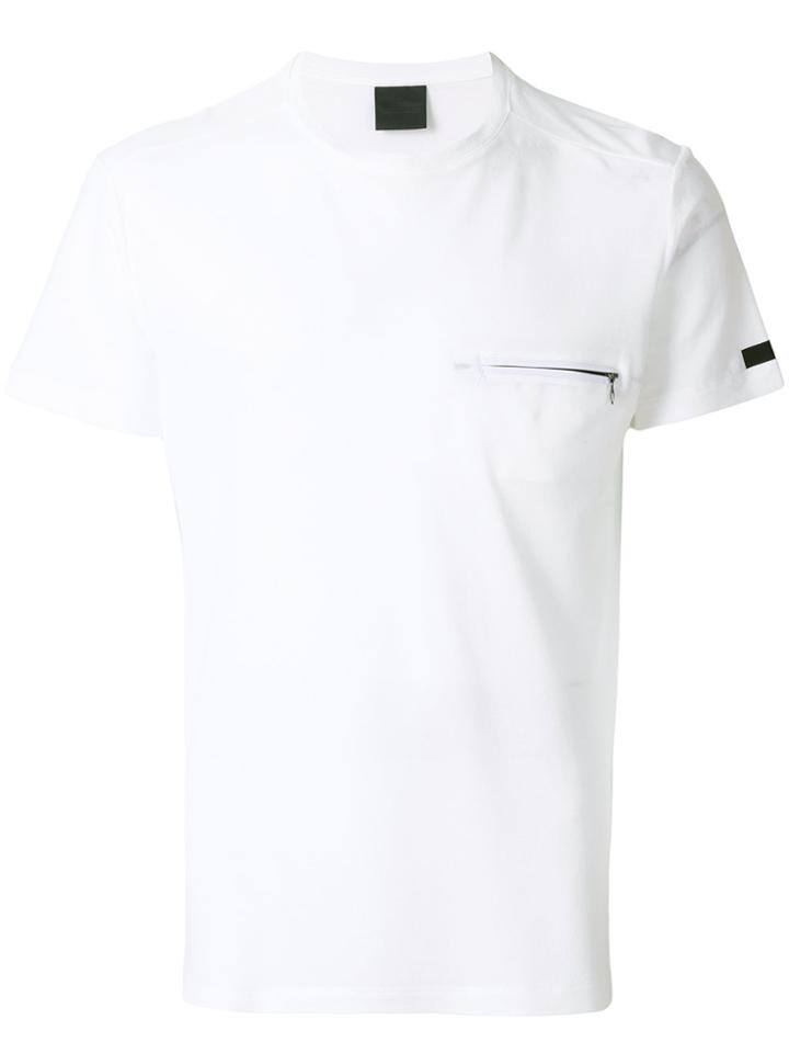 Rrd Zipped Chest Pocket T-shirt - White