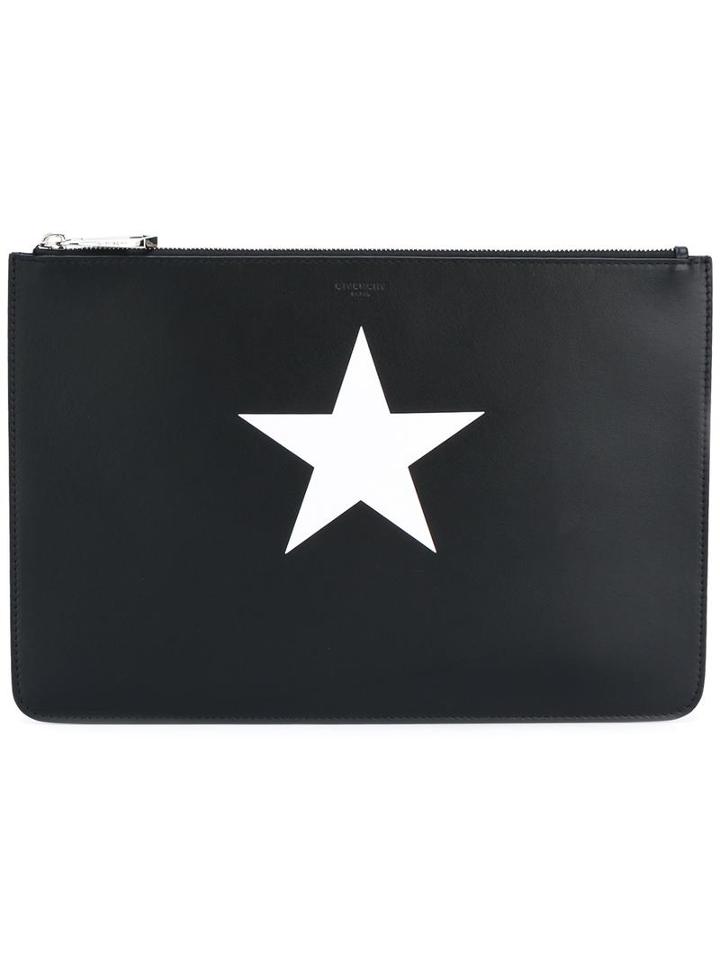 Givenchy 'pandora' Pouch, Women's, Black, Calf Leather