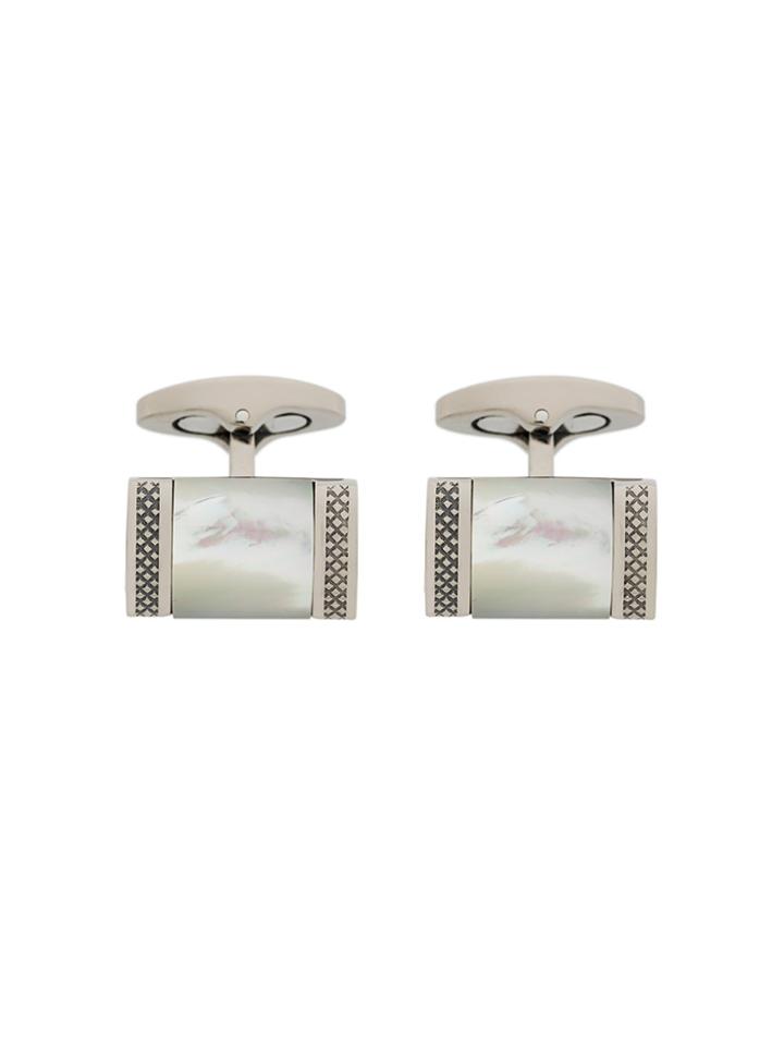 Tateossian Engraved Square Cufflinks - Metallic