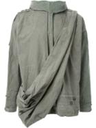 Greg Lauren Draped Design Army Jacket