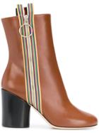 Marco De Vincenzo Rainbow Zip Boots - Brown