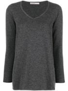 Gentry Portofino Relaxed-fit Sweater - Grey