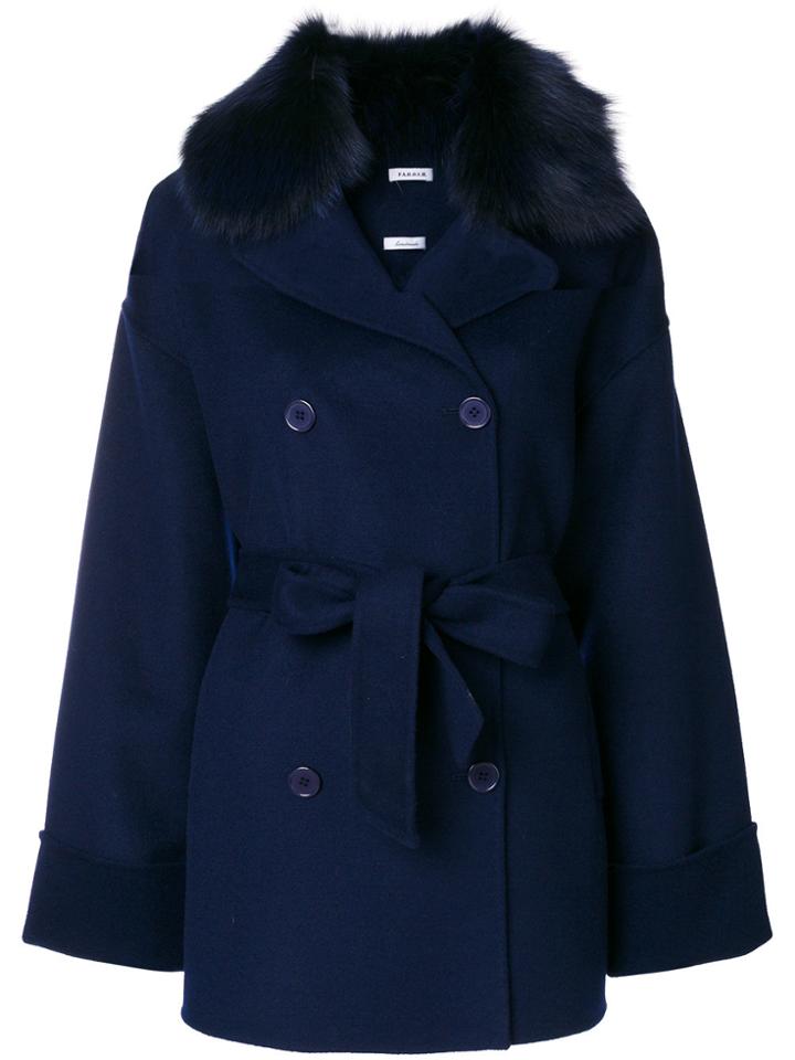 P.a.r.o.s.h. Single Breasted Coat - Blue