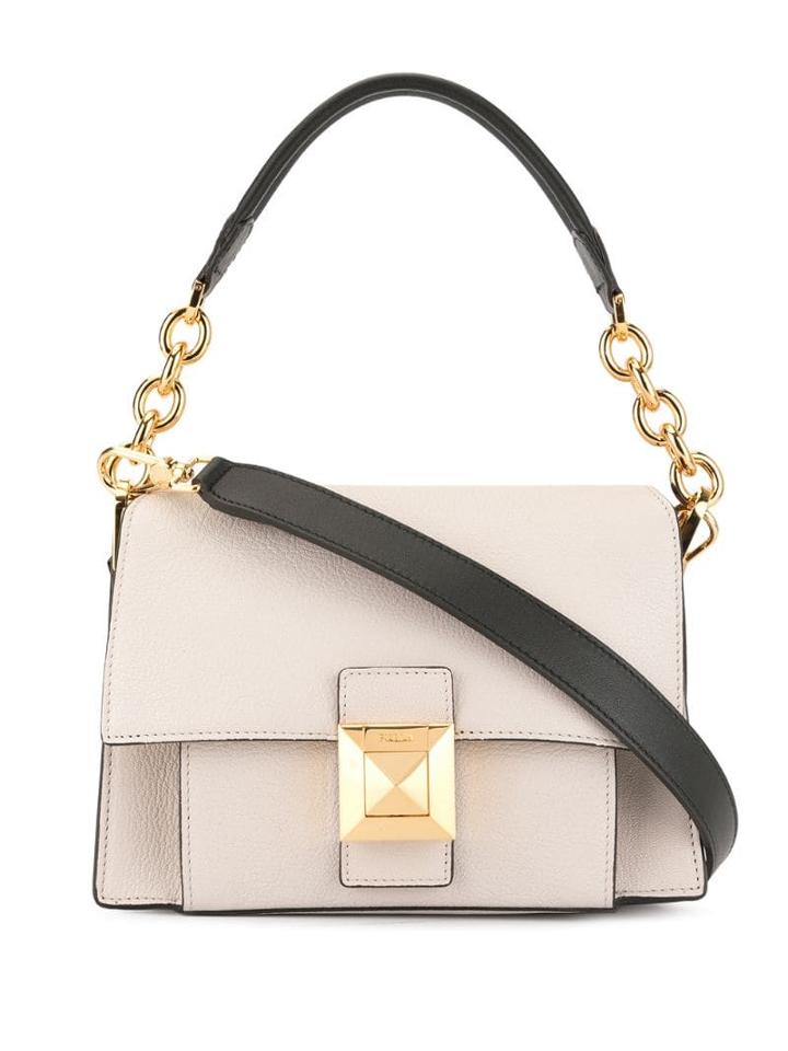 Furla Pyramid Stud Shoulder Bag - White