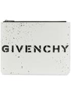 Givenchy Contrast Logo Clutch - White